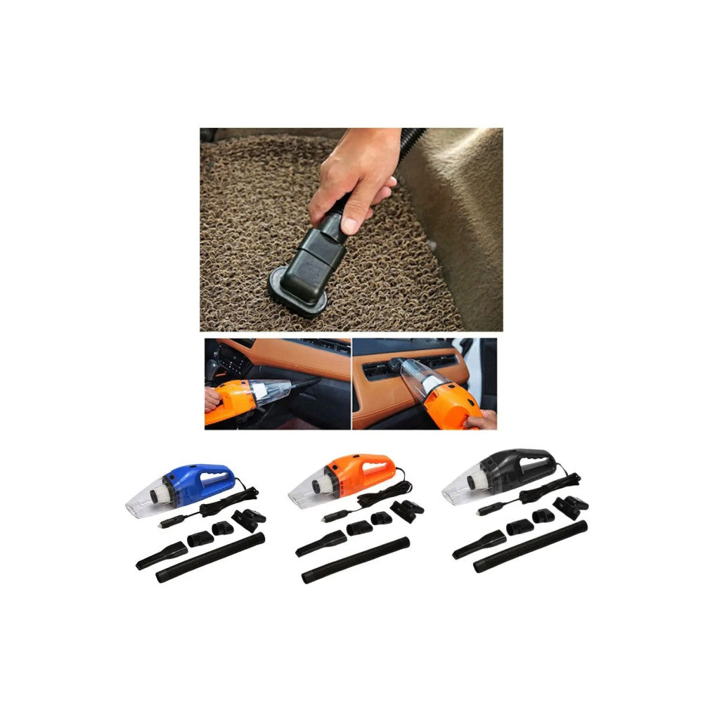 Aspirator auto portabil 12V cu accesorii incluse