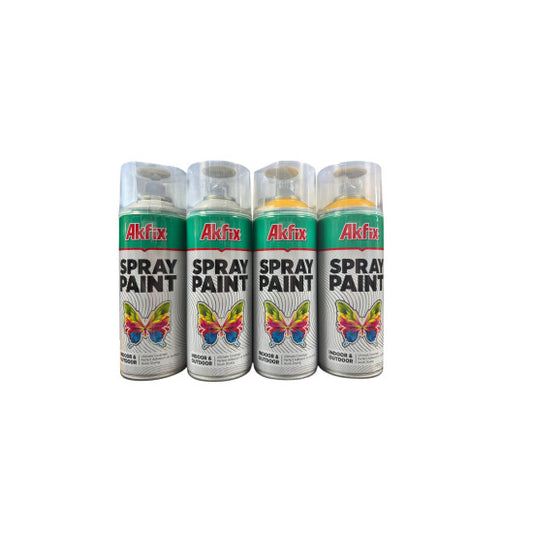 Spray vopsea Akfix Alb Lucios 400ml