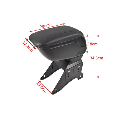 Cotiera AutoZet® universala cu suport metalic, culoare neagra