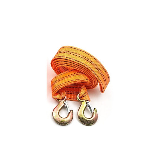 Kit Pana Auto [Chinga Tractare 4m, Kit Vulcanizare Cu Snur, Compresor Cu Manometru 12V 35l/Min, Vesta Reflectorizanta, Lanterna ] + Geanta Depozitare