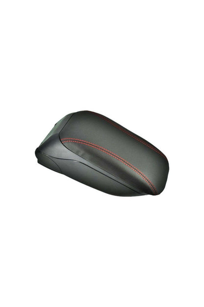 Cotiera universala cu baza metalica , Negru, Cusatura rosie