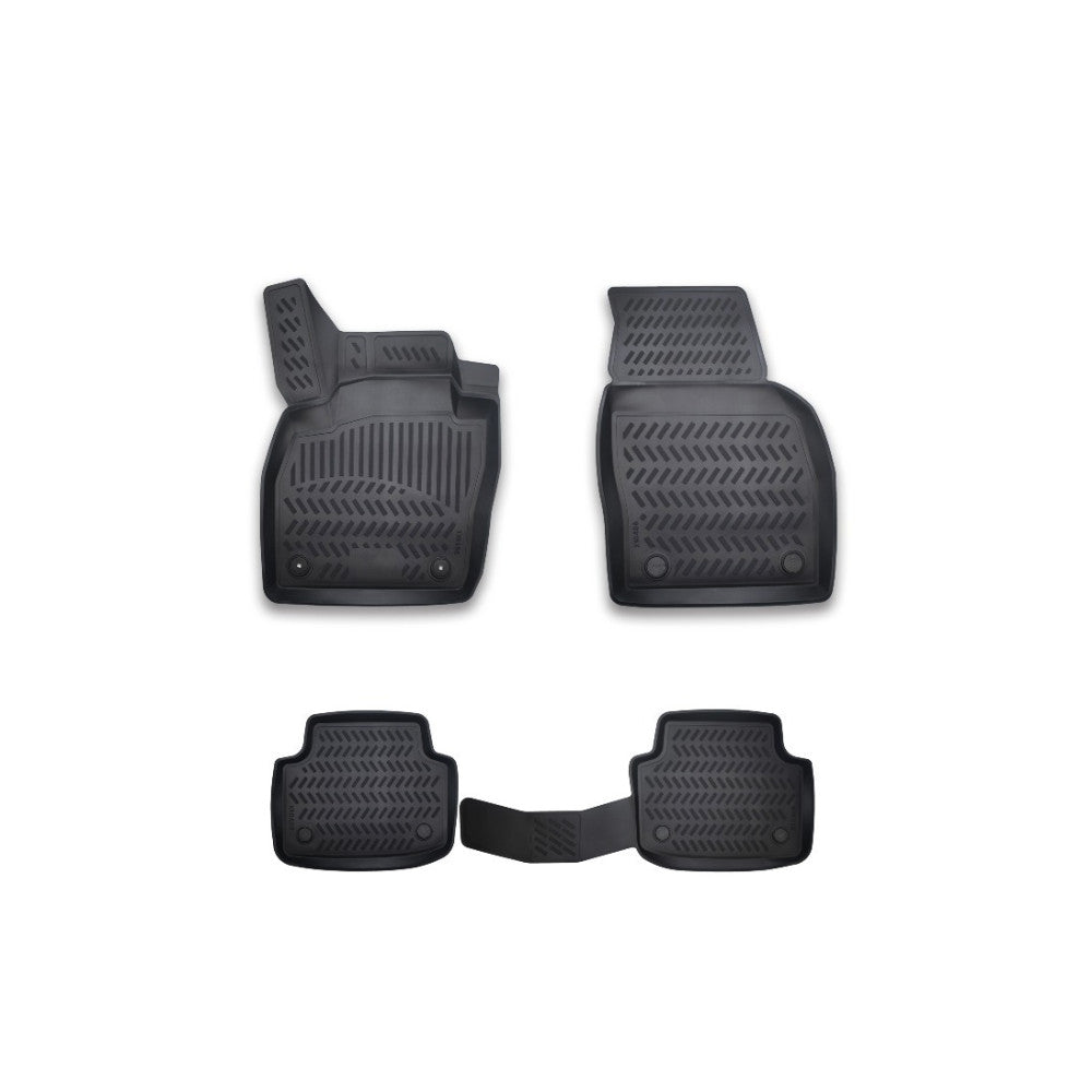 Covorase Presuri Cauciuc Tip Tavita Premium Skoda Scala 2019->