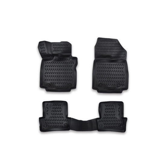 Covorase Presuri Cauciuc Tip Tavita Premium Renault Clio 2005-2012 