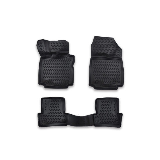 Covorase Presuri Cauciuc Tip Tavita Premium Renault Clio 2012-2019 