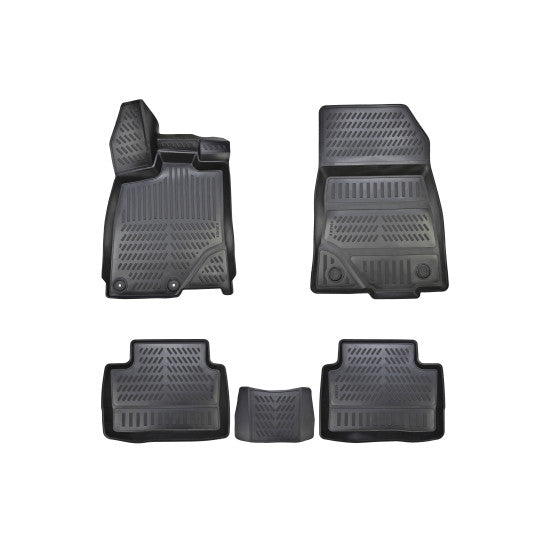 Covorase Presuri Peugeot 5008 2025-> Cauciuc Tip Tavita Premium