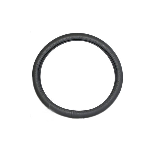 Husa volan imitatie piele , marime M, (culoare neagra)