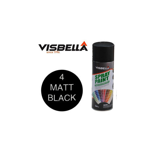 Spray vopsea Visbella 400ml - Negru Mat