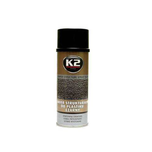 Spray vopsea structurata K2 PRO 400ml - Negru