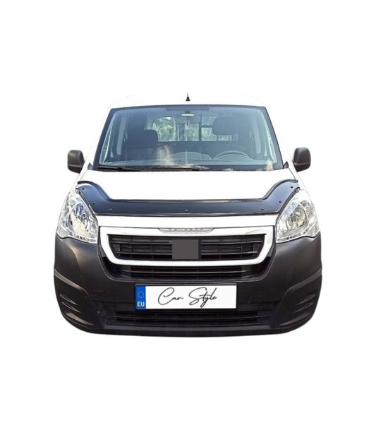 Deflector Capota Peugeot Partner Tepee / Citroen Berlingo 2009-2018  (Plastic ABS, Negru Lucios)