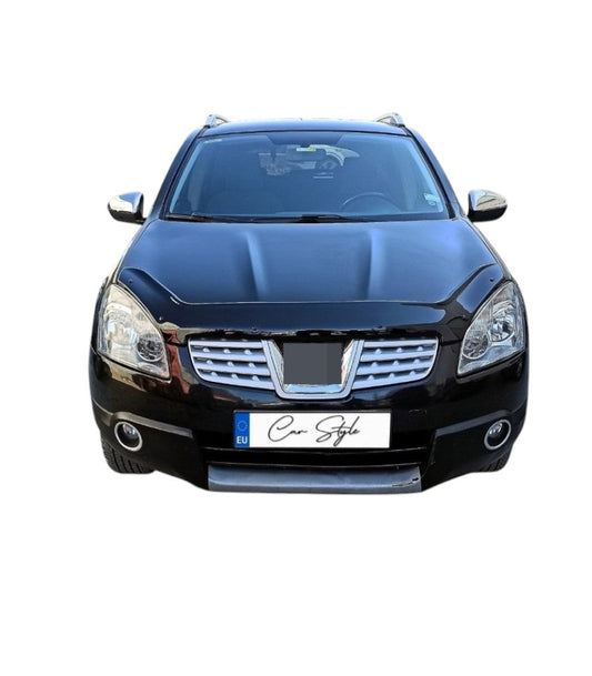 Deflector Capota Nissan Qashqai 2007-2010  (Plastic ABS, Negru Lucios)