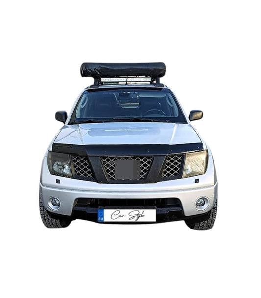 Deflector Capota Nissan Navara 2005-2013 (Plastic ABS, Negru Lucios)