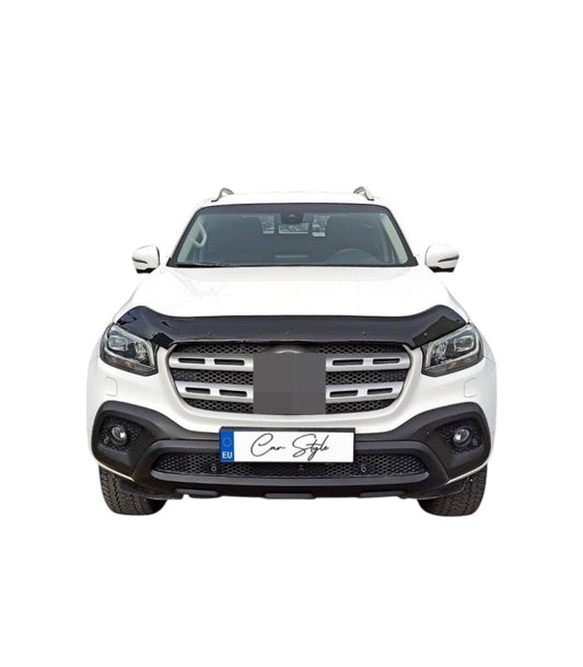 Deflector Capota Mercedes X-Class 2017->  (Plastic ABS, Negru Lucios)