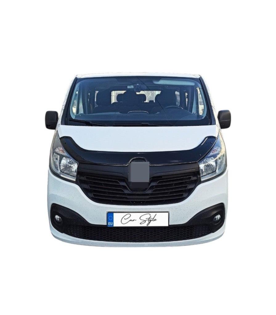Deflector Capota Renault Trafic 2014-2023 (Plastic ABS, Negru Lucios)