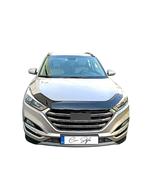 Deflector Capota Hyundai Tucson 2016-2020 (Plastic ABS, Negru Lucios)