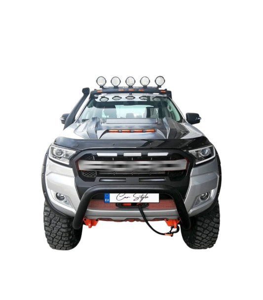 Deflector Capota Ford Ranger 2015-2020 (Plastic ABS, Negru Lucios)