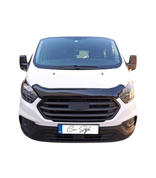 Deflector Capota Ford Custom 2018->  (Plastic ABS, Negru Lucios)