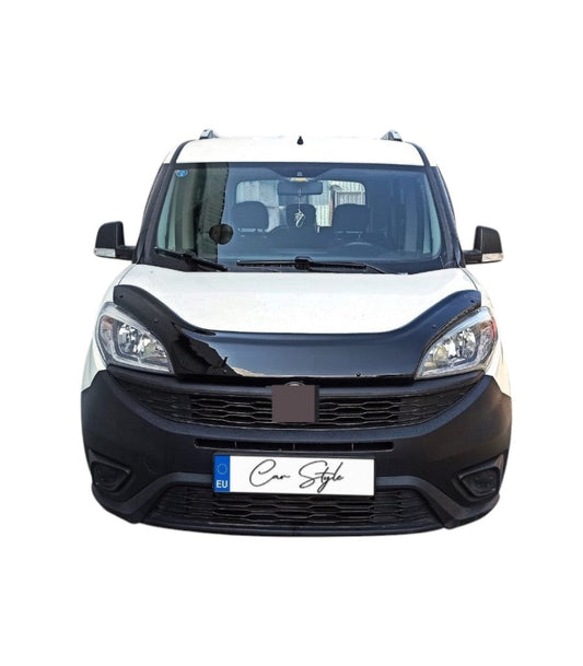 Deflector Capota Fiat Doblo 2015-> (Plastic ABS, Negru Lucios)