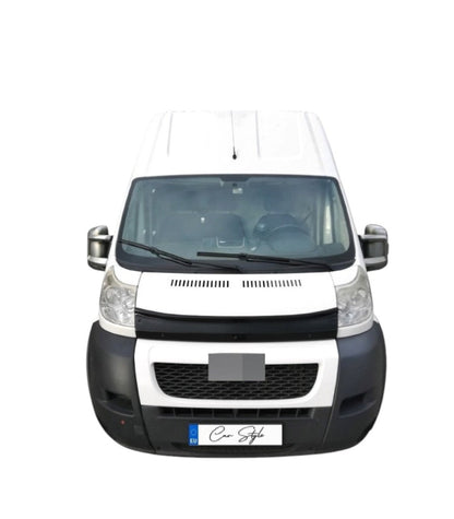 Deflector Capota Fiat Ducato / Peugeot Boxer / Citroen Jumper 2006-2014   (Plastic ABS, Negru Lucios)