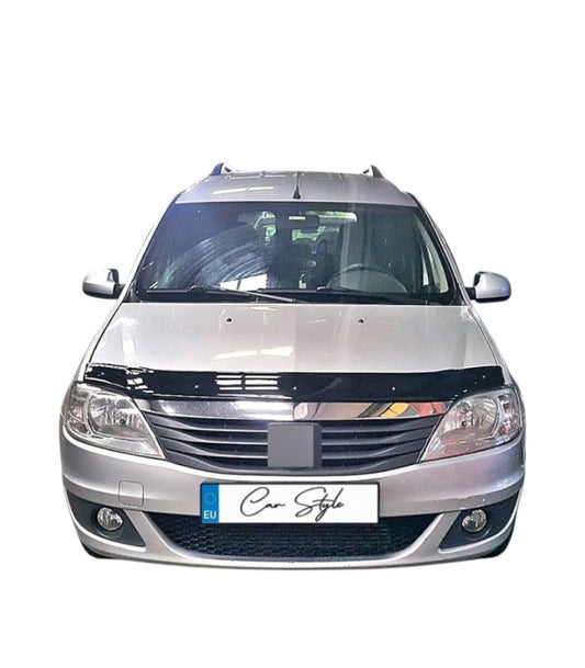 Deflector Capota Dacia Logan 2004-2012 (Plastic ABS, Negru Lucios)