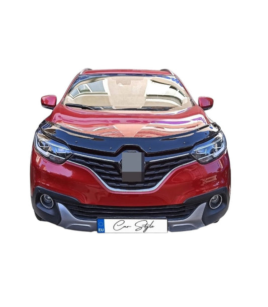 Deflector Capota Renault Kadjar 2015-> (Plastic ABS, Negru Lucios)