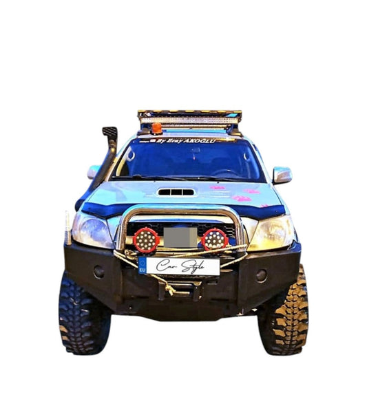 Deflector Capota Toyota Hilux 2006-2012 (Plastic ABS, Negru Lucios)
