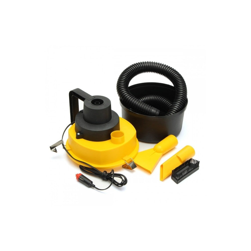 Aspirator auto 12V uscat si umed, portabil si multifunctional