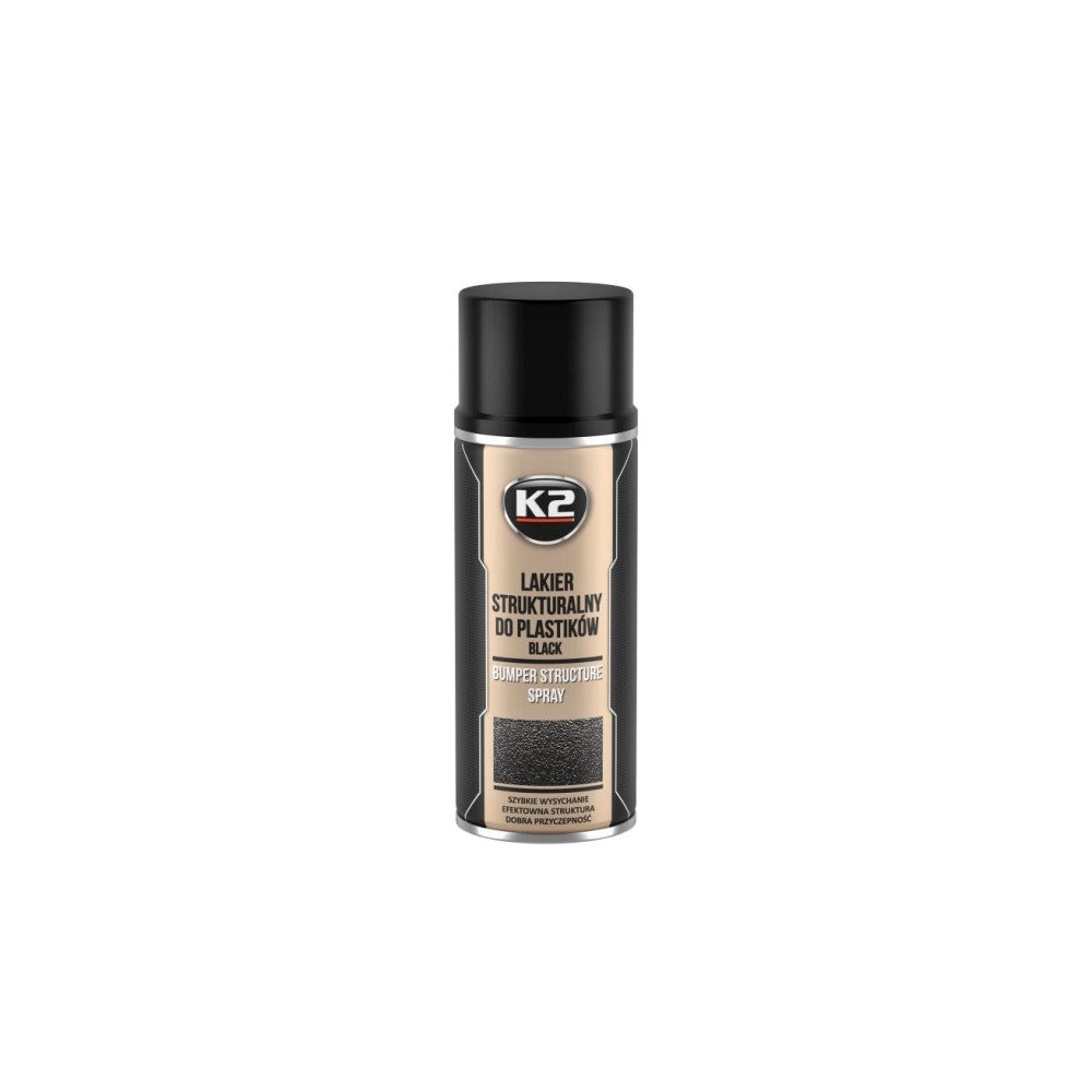 Spray vopsea texturata pentru bara K2 - Negru