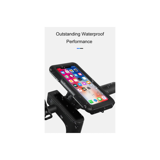 Suport Telefon Waterproof 6.8 Inch, pentru Bicicletă/Motocicletă, Prindere Ghidon, Fixare Sigură